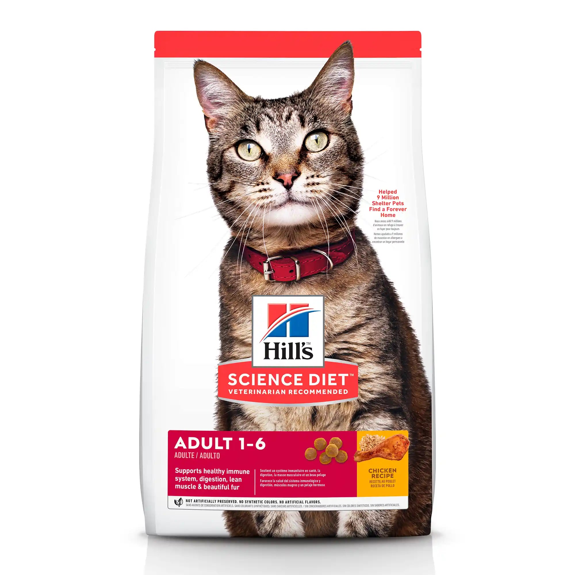 Alimento para Gato Adulto Hills 3.18 kg - Optimal Care