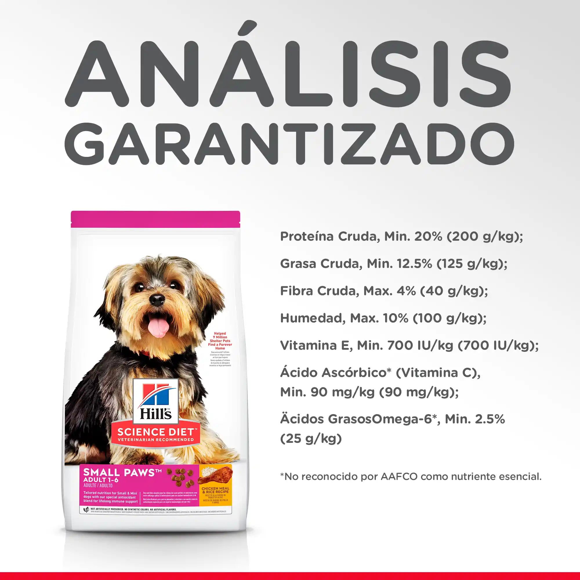 Alimento para Perro Adulto Hills 2 kg - Small Paws
