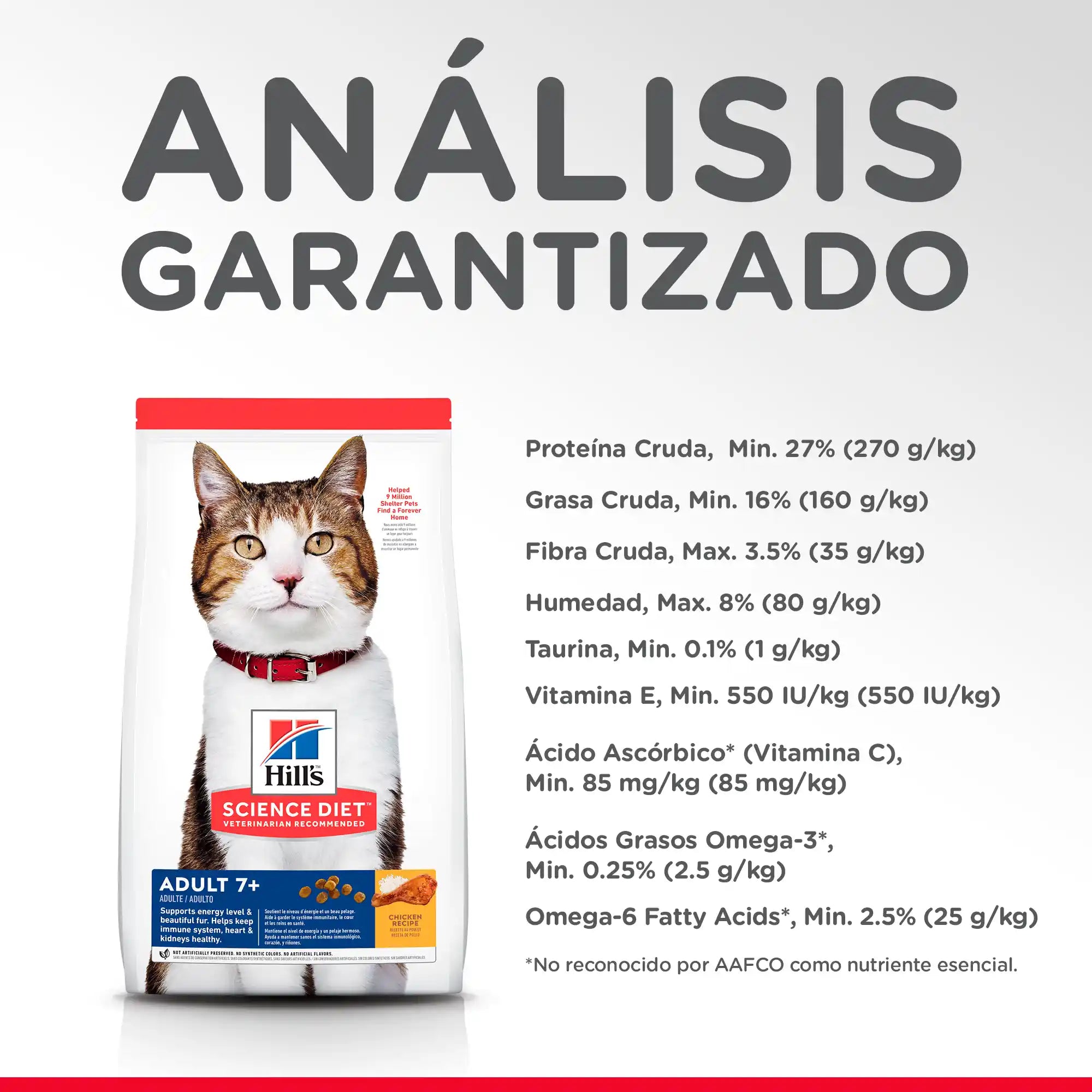 Alimento para Gato Senior Hills 1.81 kg - Adulto 7+