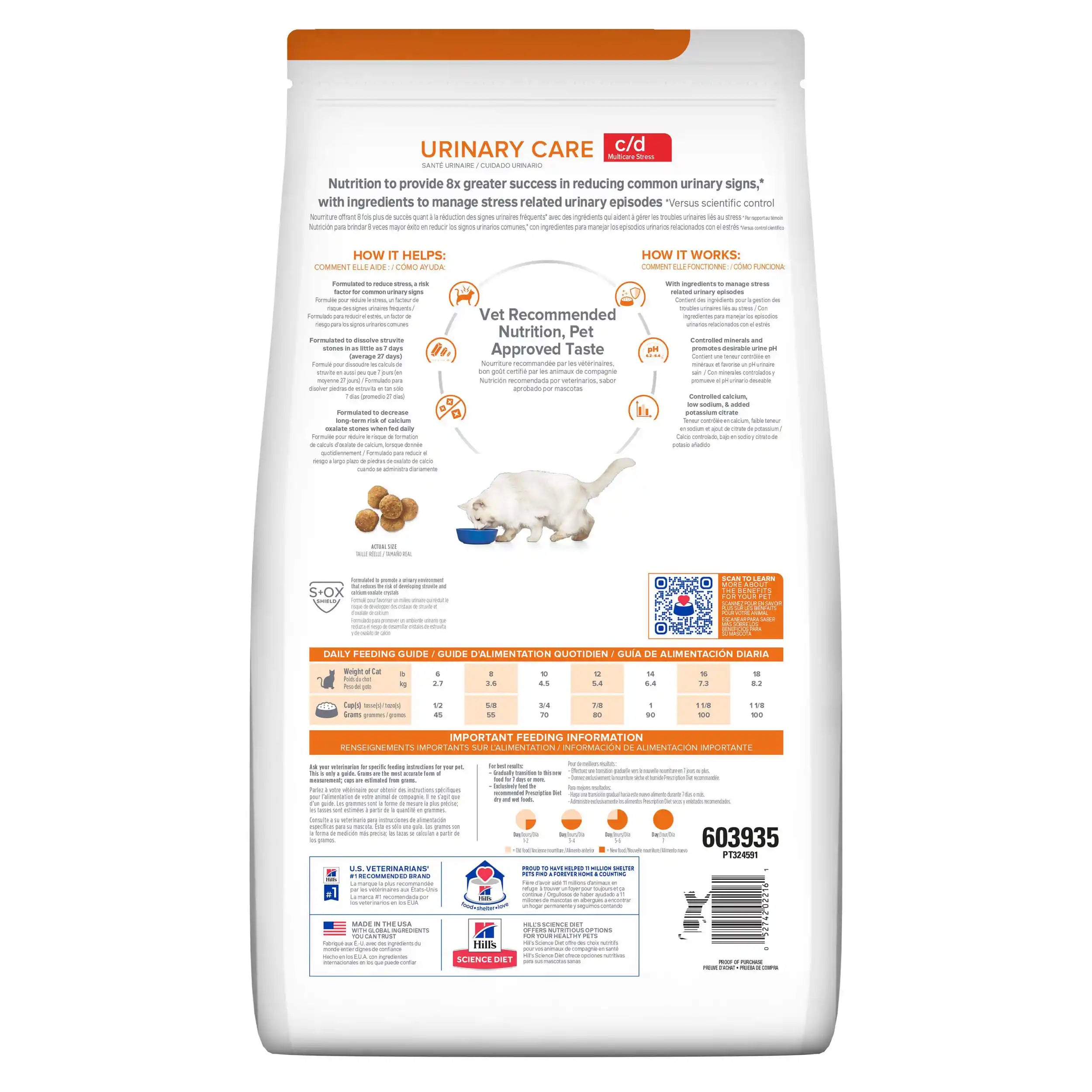 Alimento para Gato Adulto Hills 1.81 kg - Urinary Care