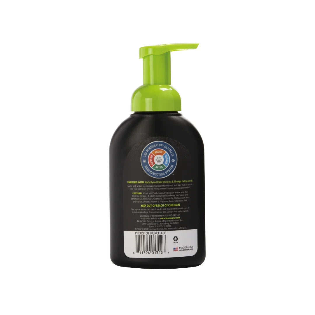 Shampoo Espuma sin Enguaje para Gatos FURminator 251 ml.