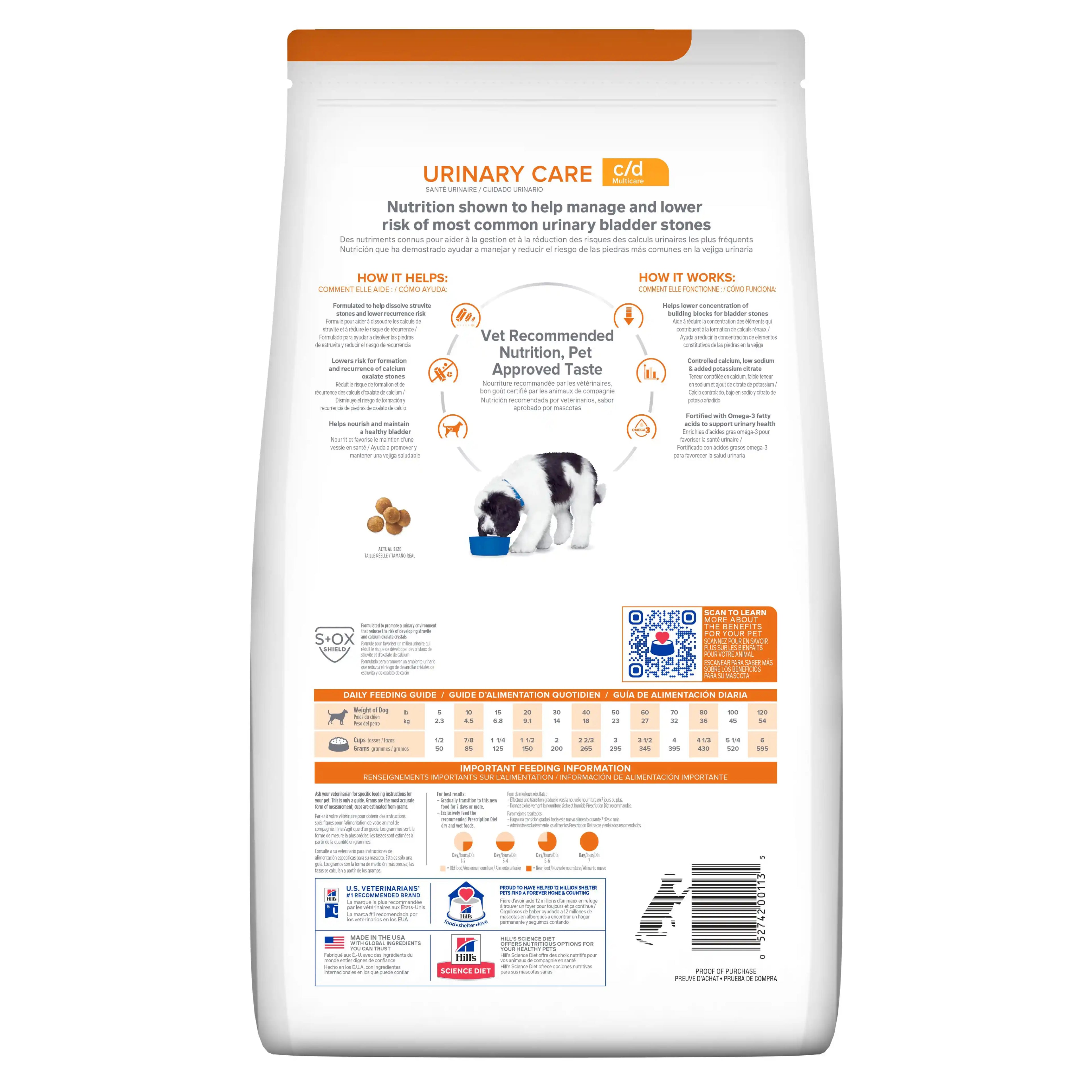 Alimento para Perro Adulto Hills 1.58 kg - Urinary Care