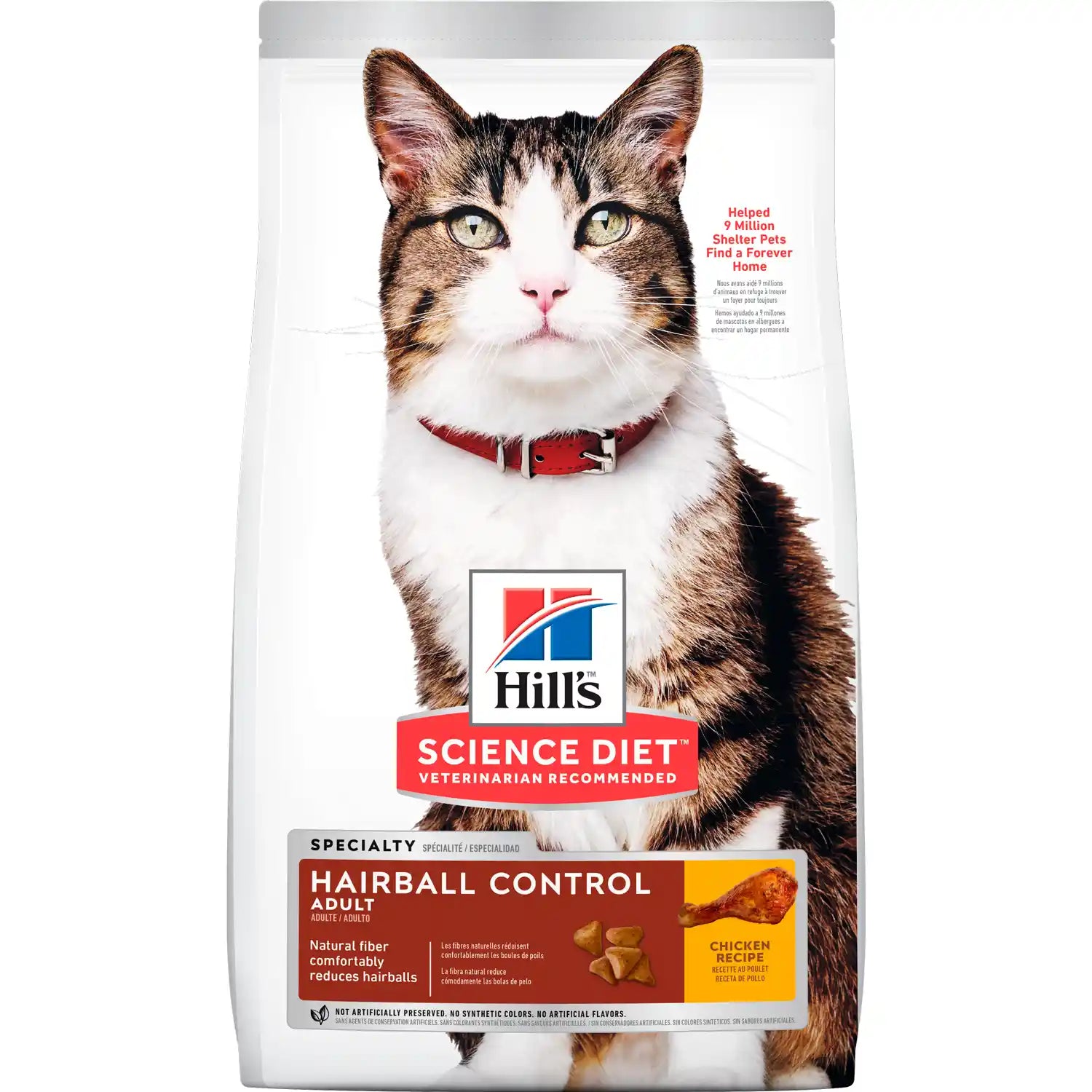 Alimento para Gato Adulto Hills 1.59 kg - Hairball Control